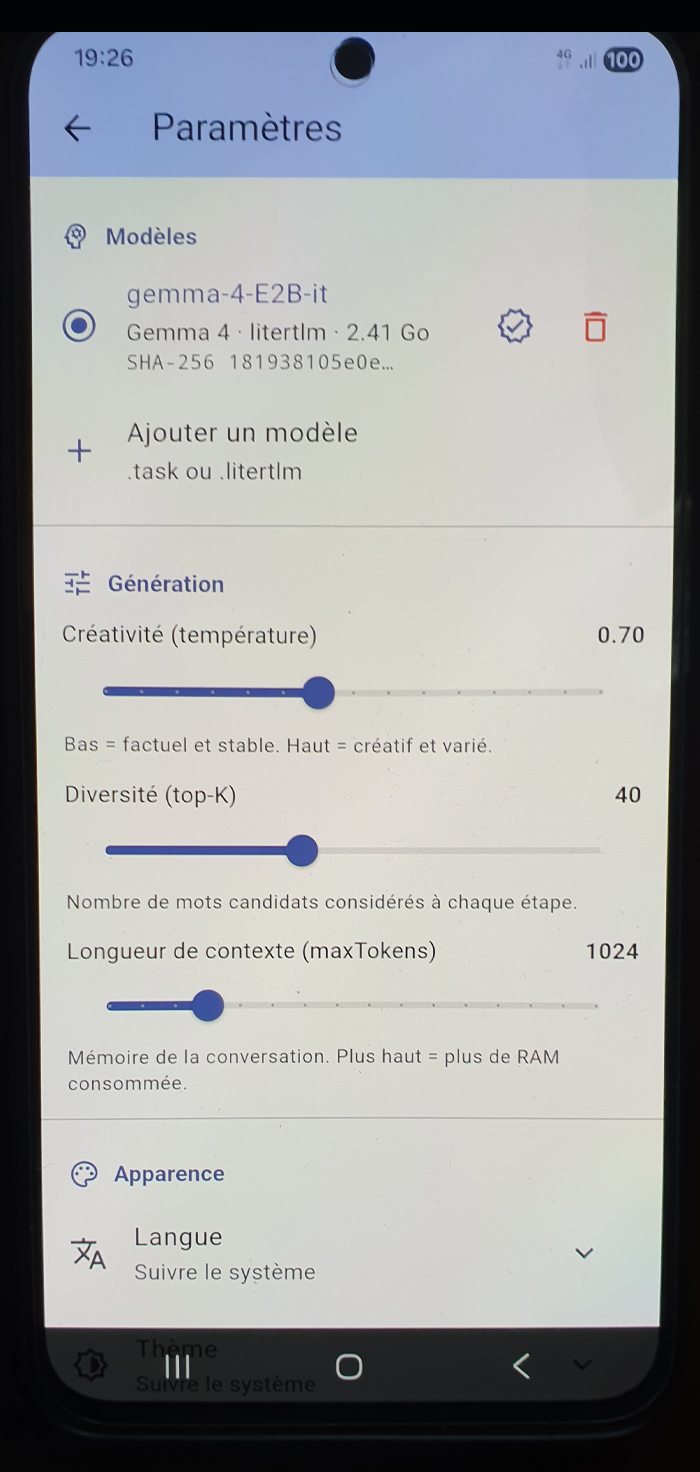 AI Tech — settings