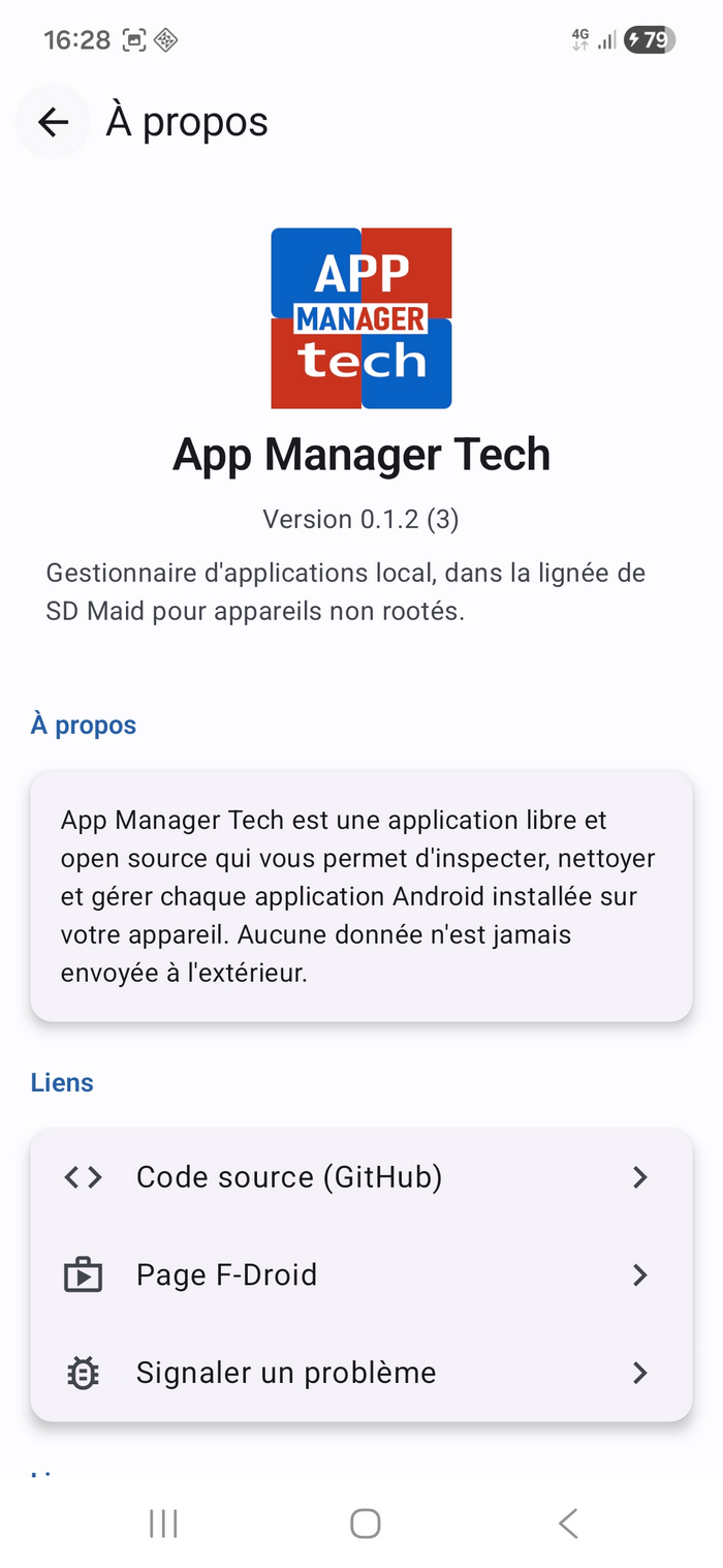 App Manager Tech A propos