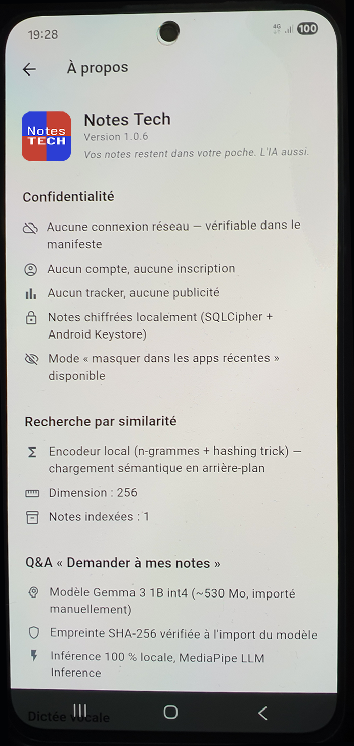 Notes Tech — About page