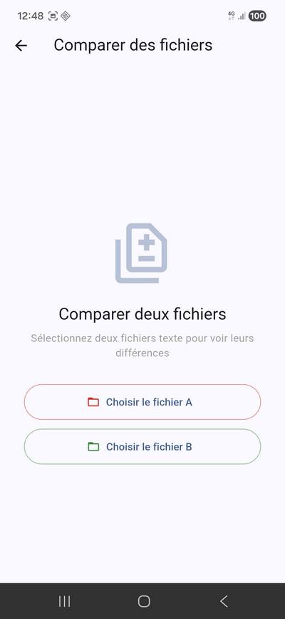 App Pdf Tech comparer un pdf